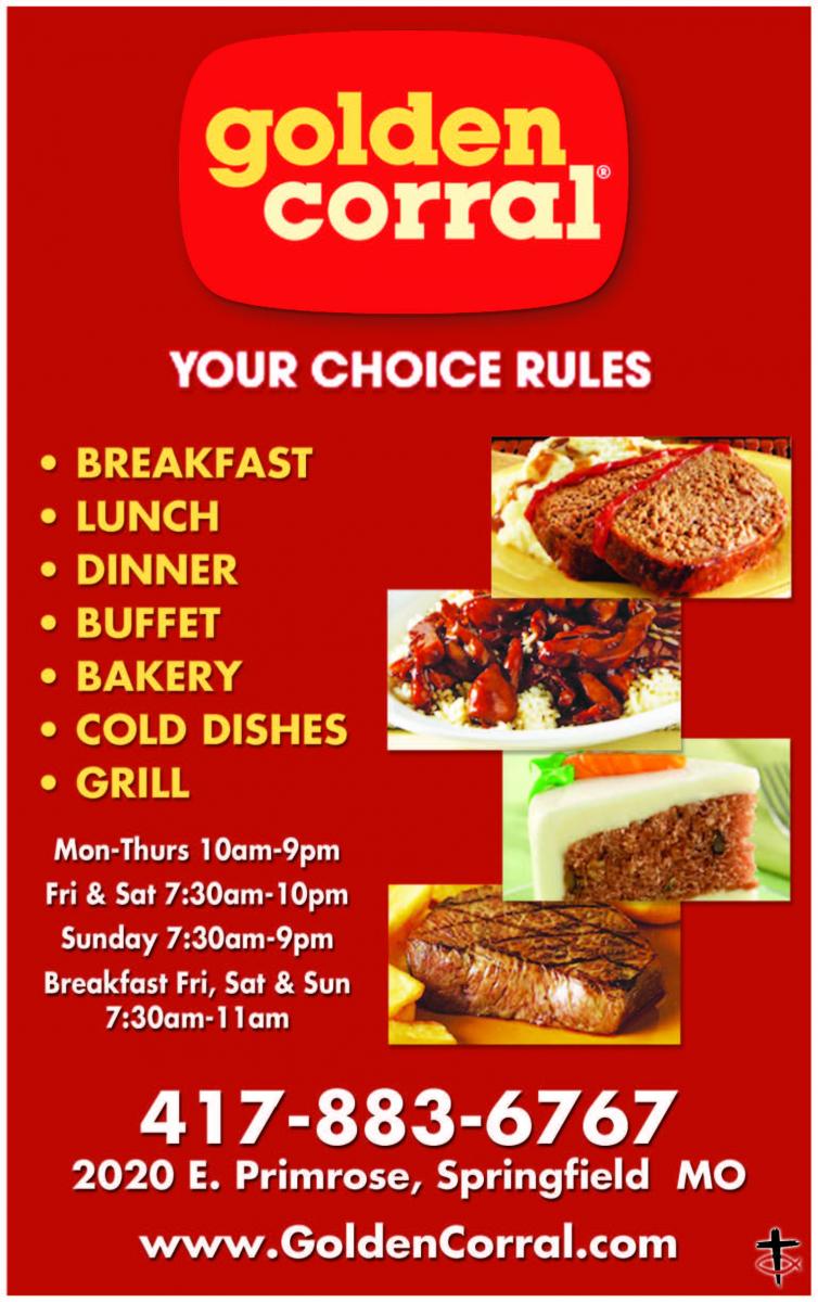 Golden Corral Buffet & GrillPrimrose Christian Business Referral Network